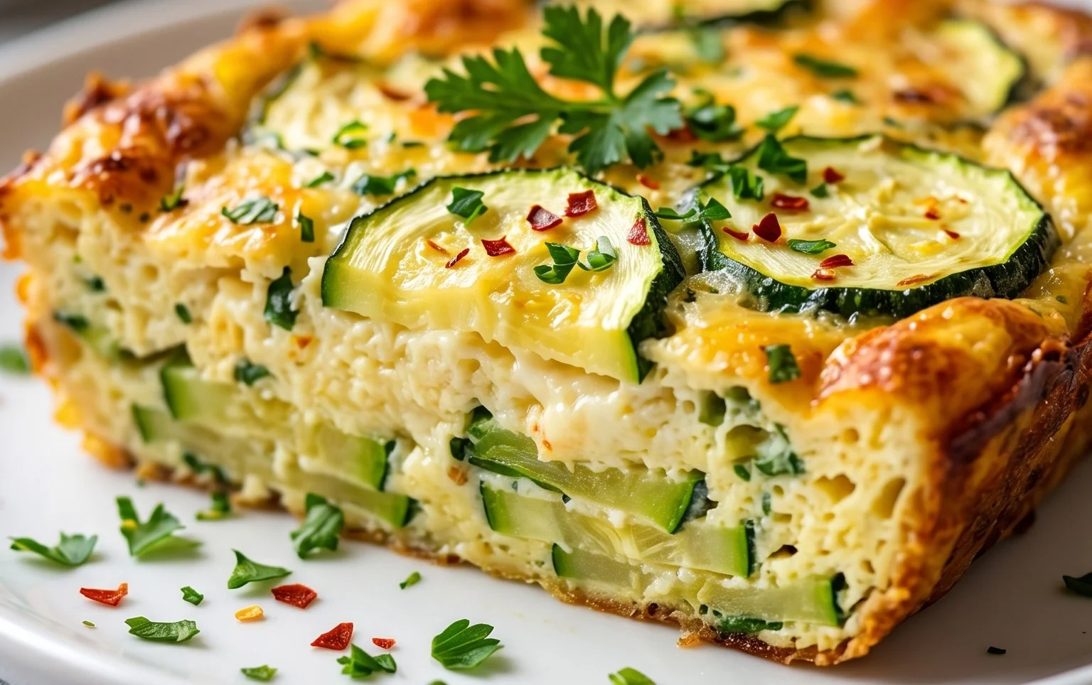 Crustless Zucchini Quiche Recipe