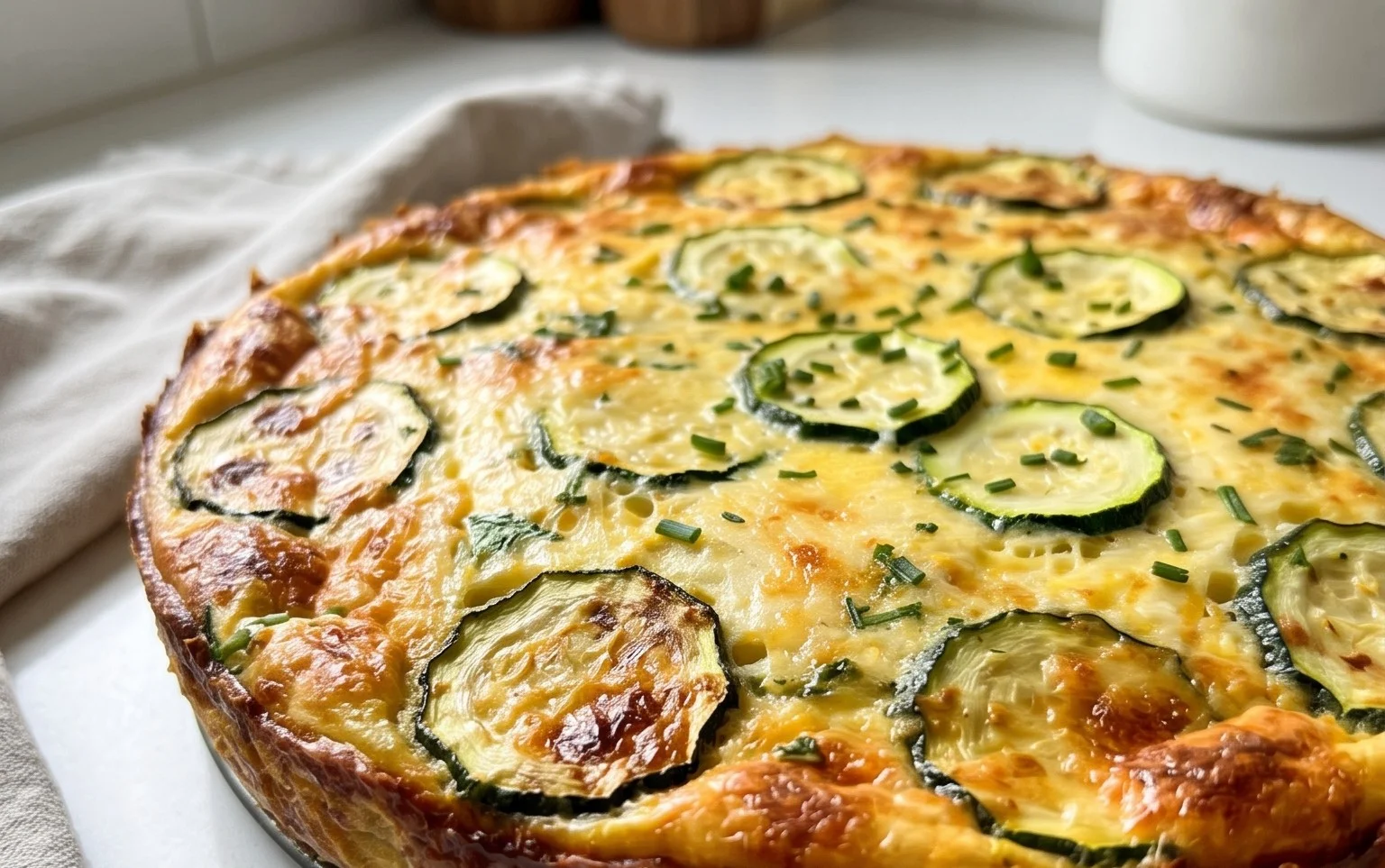 Crustless Zucchini Quiche Recipe