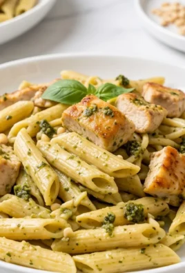 Creamy Chicken Pesto Pasta