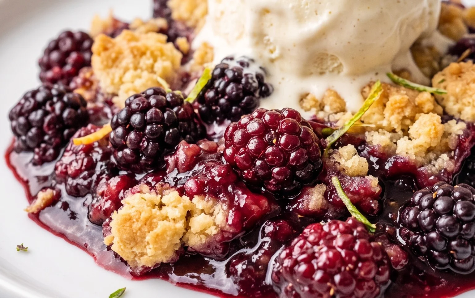 The Pioneer Women's Blackberry Cobbler