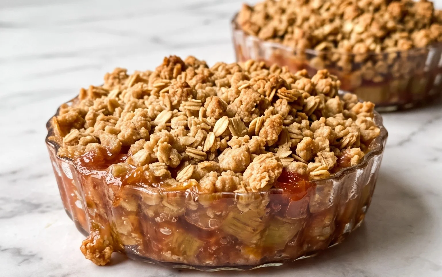 Easy Rhubarb Crisp