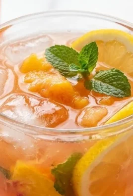 Refreshing Peach Lemonade