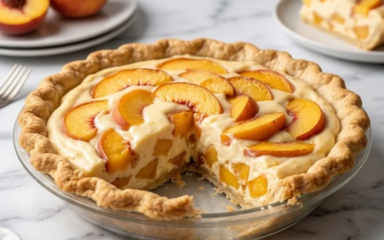Peaches and Cream Pie