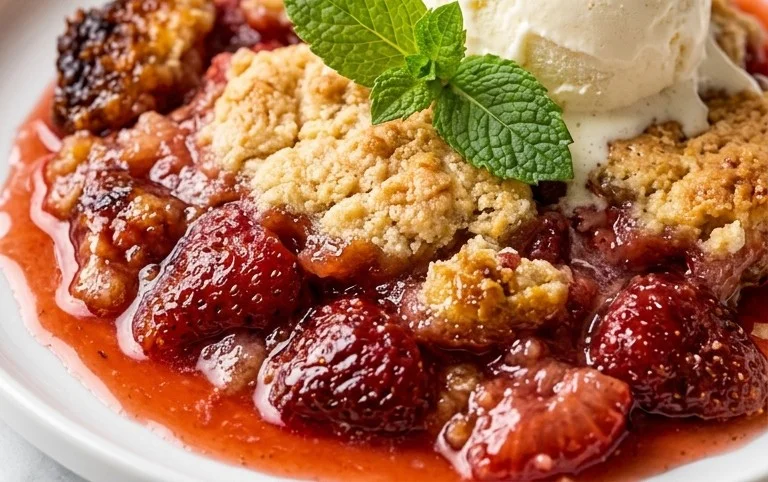 Strawberry Cobbler