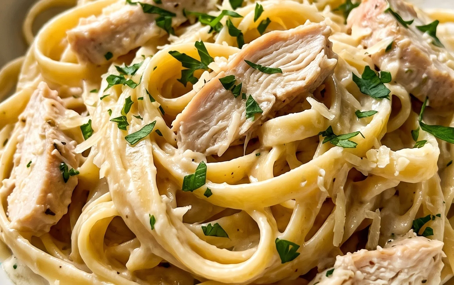 Low Calorie Chicken Alfredo