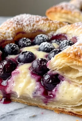 Blueberry Cream Cheese Puff Pastry
