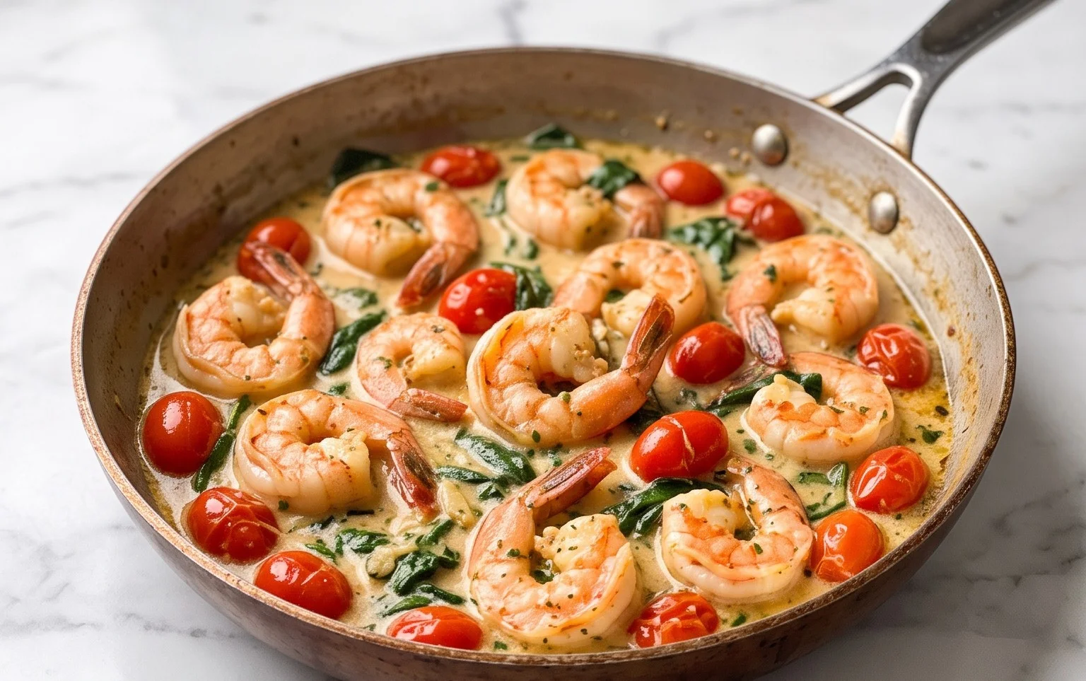 Tuscan Shrimp (One-Pan, 30-Minute Dinner)
