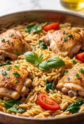 Chicken Orzo (30-Minutes, One-Pan)