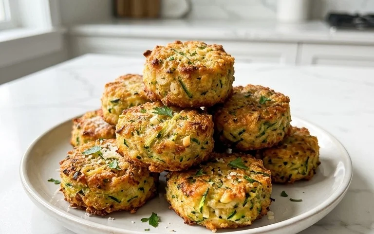 Zucchini Garlic Bites