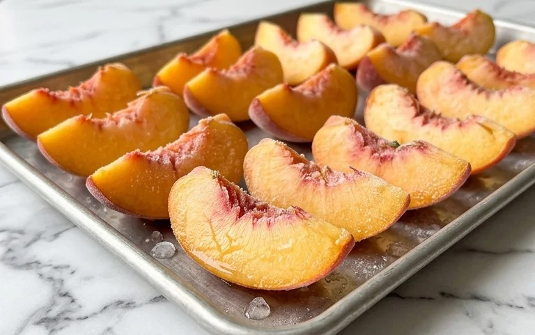 Freezing Peaches, How to Easily Freeze Peaches