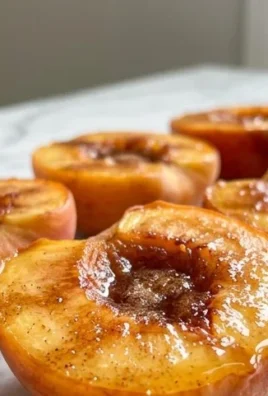 Cinnamon Sugar Baked Peaches