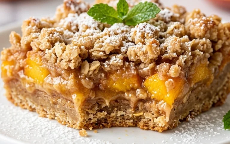 Fresh Peach Crum extractb Bars