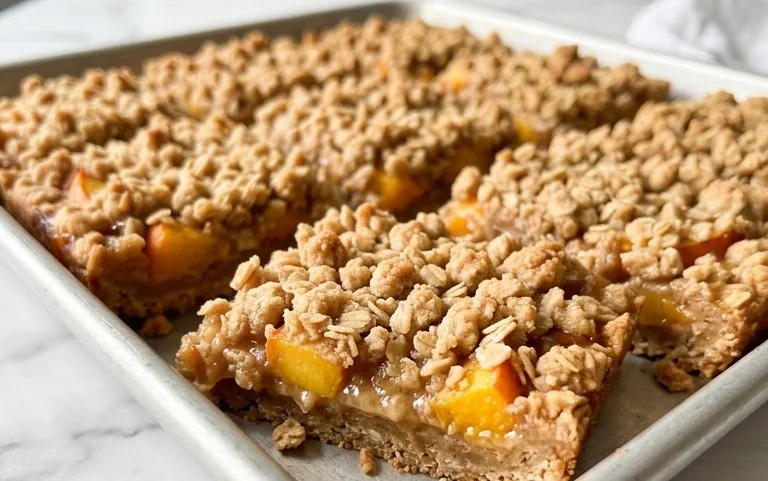 Fresh Peach Crum extractb Bars