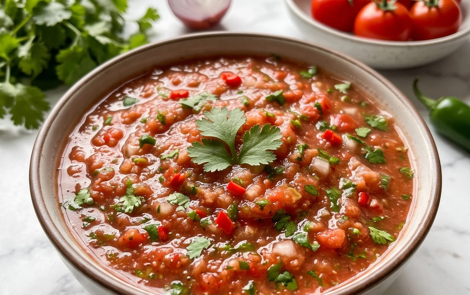 Blender Salsa (Restaurant Style Salsa)