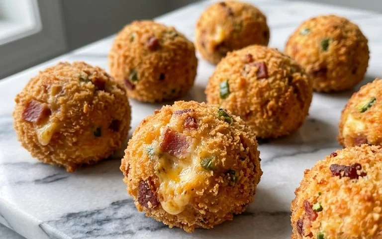 Beef Bacon Jalapeño Popper Cheese Balls