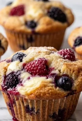 Berry Cream Cheese Muffins