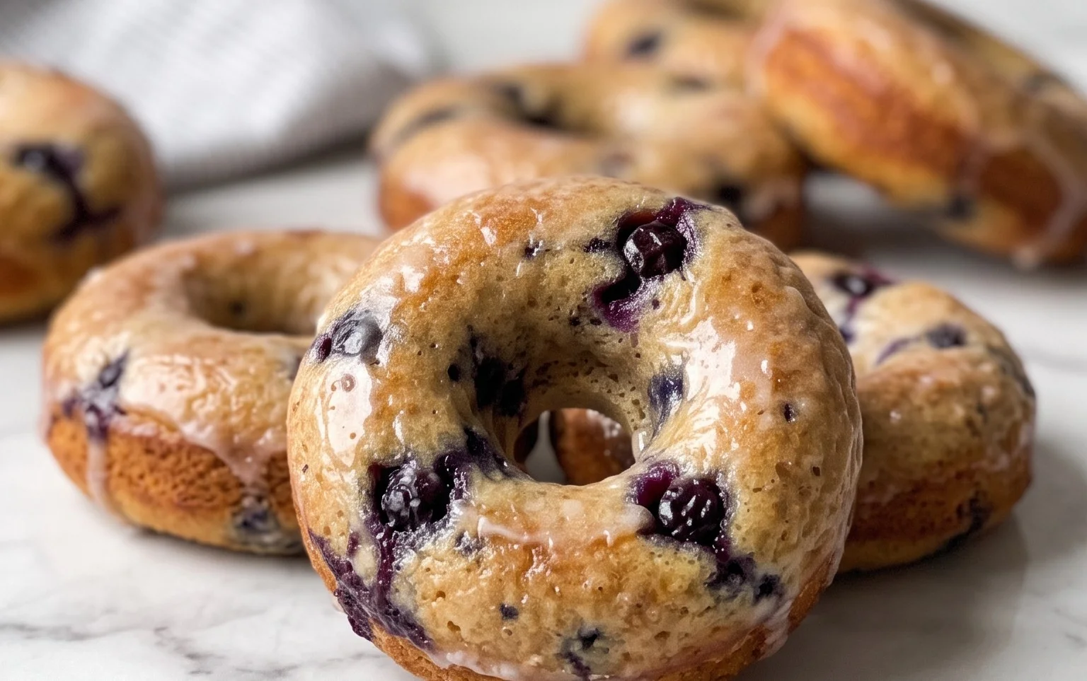 Blueberry Cake Donuts