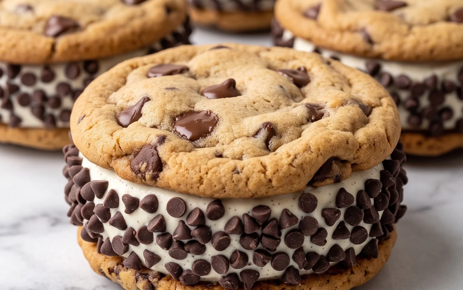 Cookie Ice Cream Sandwiches (Like a Chipwich!)