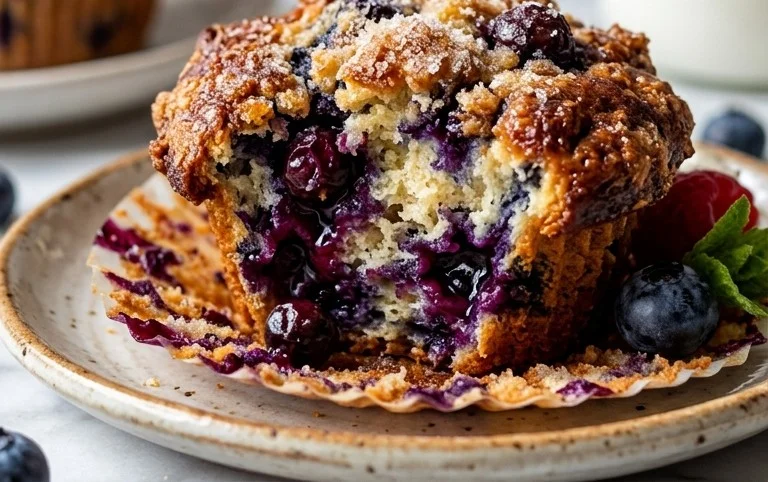 Homemade Blueberry Muffins