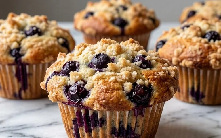 Homemade Blueberry Muffins