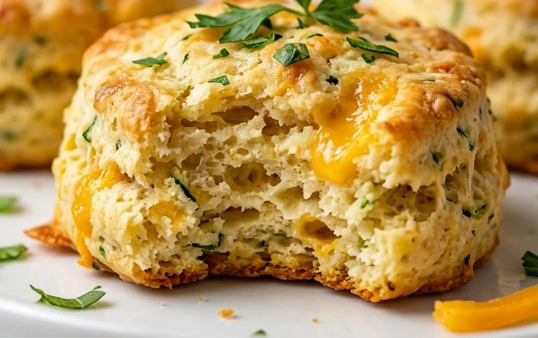 Zucchini Cheddar Biscuits