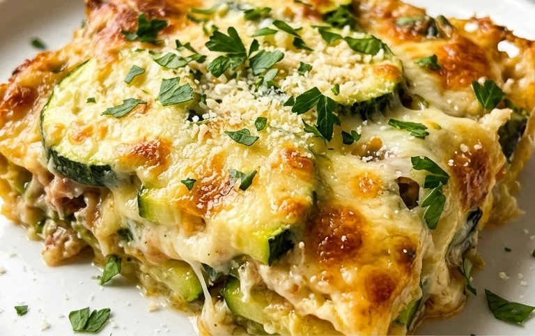 Cheesy Baked Zucchini Casserole