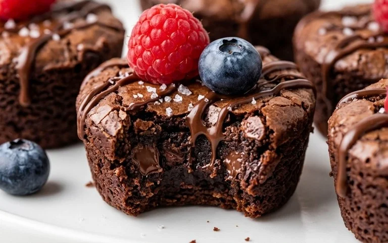 Chocolate Black Bean Brownie Bites