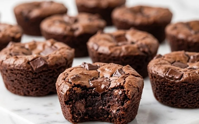 Chocolate Black Bean Brownie Bites